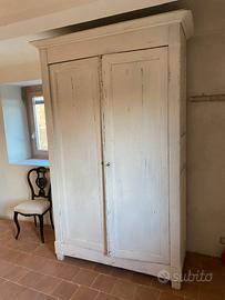 Armadio vintage bianco