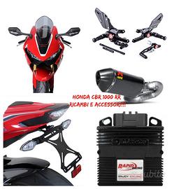 Honda Cbr 1000 rr pedane scarico centralina freno