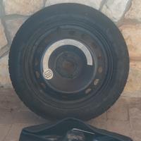 ruotino scorta e cric a pantografo