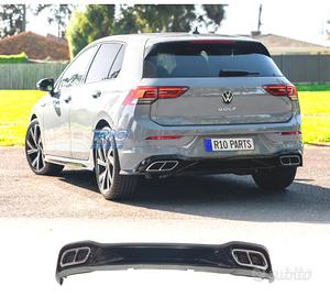 DIFFUSORE VOLKSWAGEN VW GOLF 8 20-23 LOOK R LINE