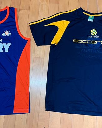 MAGLIETTE DA BASKET E CALCIO - AUSTRALIA PERTH