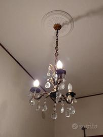 Lampadario a goccia e 2 lampadari ovali