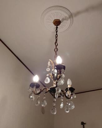Lampadario a goccia e 2 lampadari ovali