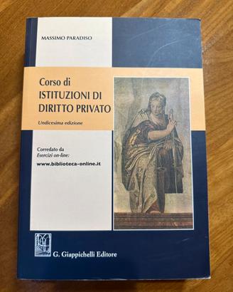 Corso di Istituzioni di Diritto Privato-M.paradiso