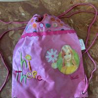 Sacchetta Barbie rosa regolabile