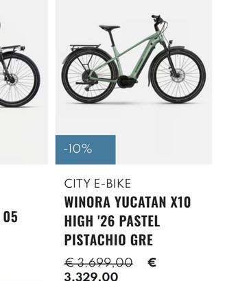 Bici WINORA YUCATION X10