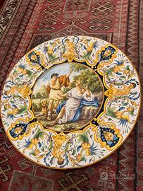 Piatto in maiolica originale italiana