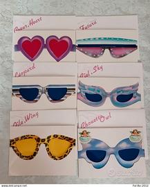 Paper glasses serie completa occhiali card 1 a 6. 