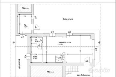 Porzione di casa ristrutturata a nuovo in centro
