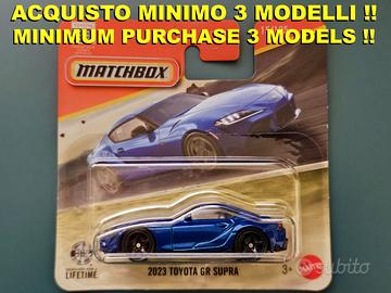 Matchbox 2023 Toyota GR Supra blu
