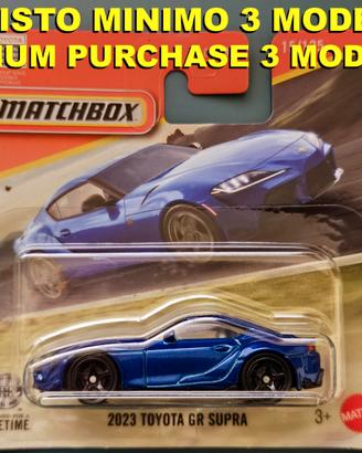 Matchbox 2023 Toyota GR Supra blu