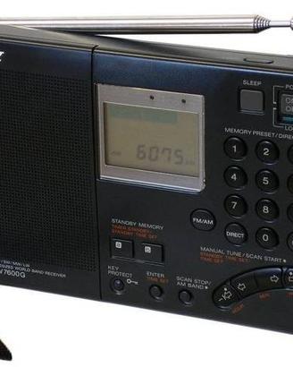 Sony ICF-SW7600G Raro ricevitore Mondo FM/SW/MW/LW