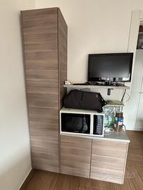 Cucina completa+frigo americano+lavastoviglie+tavo