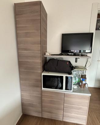 Cucina completa+frigo americano+lavastoviglie+tavo