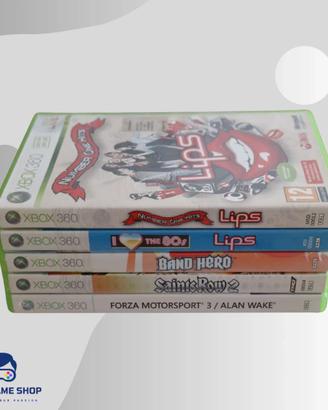Lotto 6 Giochi Xbox 360 Originali PAL IT CIB
