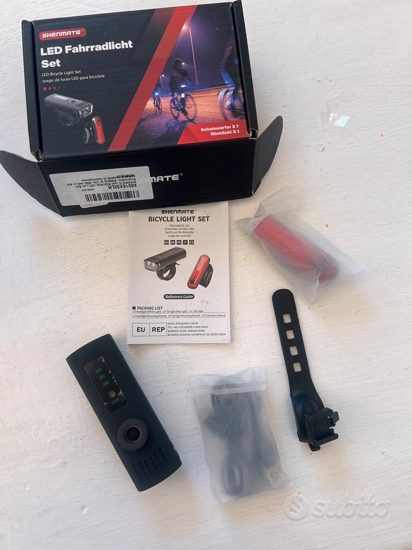 Cinghie Silicone Per Luci Bici - Fascette Regolabili Per Manubrio E Accessori Ciclismo - Foto 3