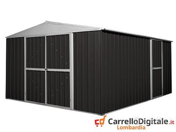 Box prefabbricato in acciaio 360x430cm nero