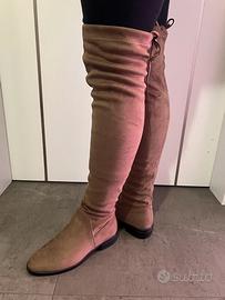Stivali alti sopra il ginocchio Pimkie beige - 36
