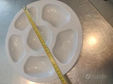 50 Piatti da antipasto di pesce in PVC – U