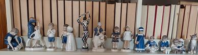 Collezione 33 statuine porcellana Royal Copenhagen