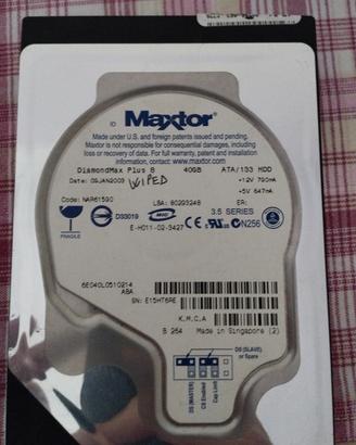 Disco rigido interno Maxtor IDE 