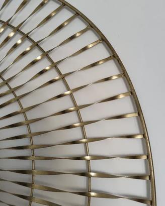 Specchio Maison du Monde Oro Diametro 127cm