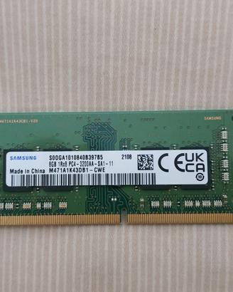 Modulo di memoria SAMSUNG DDR4 3200 da 8GB