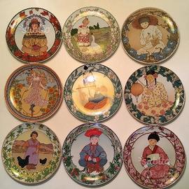 9 Piatti Villeroy & Boch Unicef bambini nel mondo