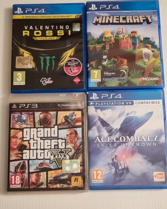 Giochi vari PS4 e PS3
