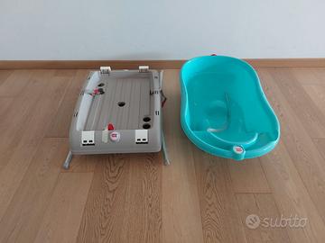 Kit vaschetta bagno + cavalletto okbaby