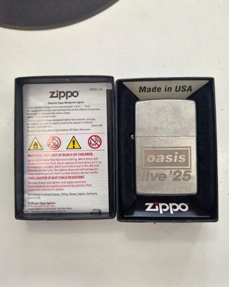 Zippo originale OASIS Live'25
