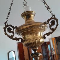 INCENSIERA IN OTTONE 1870 TRASFORMATA