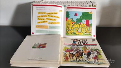 Corso Inglese bambini PLAY TIME 18 libretti