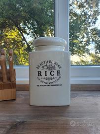 Barattolo in ceramica stile shabby chic