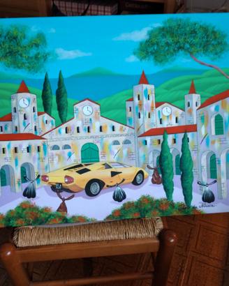 quadro con Lamborghini