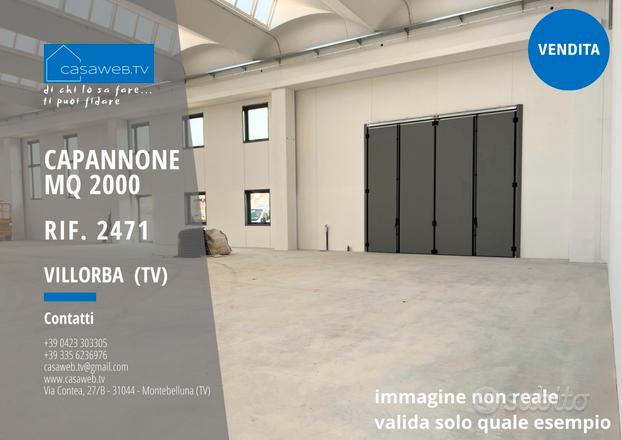 Capannone 2000 mq a Villorba (TV) Rif. 2471