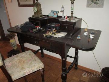 tavoli e sedie d'epoca  + credenza cappuccina noce