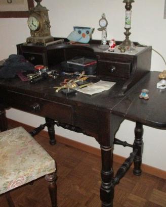 tavoli e sedie d'epoca  + credenza cappuccina noce