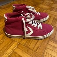 Scarpe CONVERSE PRO LEATHER SUEDE Fucsia N.39