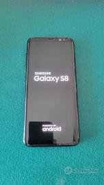Samsung S8 Nero completo di accessori originali