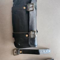 borsa in pelle  porta attrezzi moto 