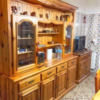 Soggiorno cucina in legno