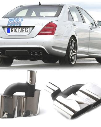 TERMINALE SCARICO MERCEDES S W221 05-13 STILE AMG