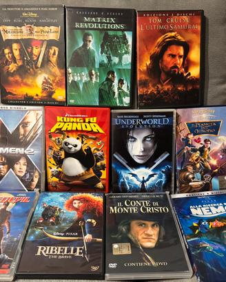 Lotto 11 DVD Film - Classici Disney e Azione