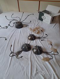 Coppia lmpadari e applique