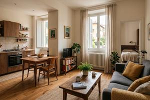 BALDUINA - BILOCALE con SPESE COMPRESE