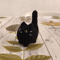 Peluche amigurumi gatto nero
