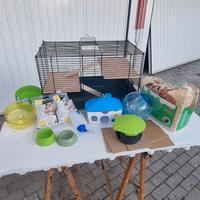 gabbia criceto e accessori 