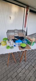 gabbia criceto e accessori 