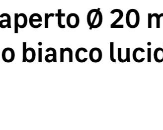 Staffa/supporto per tende bianco